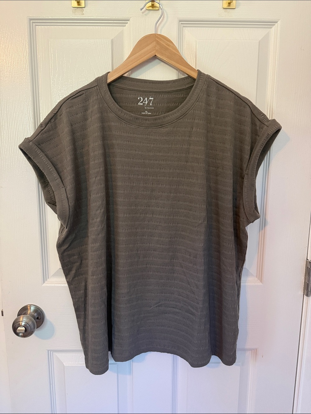 Maurices Relaxed Short Sleeve Crewneck Top